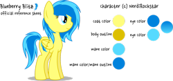 Size: 1309x611 | Tagged: safe, artist:blueblitzie, oc, oc only, oc:blueberry blitz, pegasus, pony, reference sheet, simple background, solo, transparent background