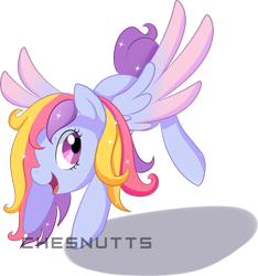 Size: 1024x1096 | Tagged: safe, artist:chesnutts, oc, oc only, oc:glittering cloud, solo