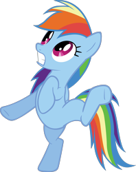 Size: 2260x2858 | Tagged: safe, artist:ocarina0ftimelord, rainbow dash, pegasus, pony, fall weather friends, bipedal, looking up, on one hoof, simple background, solo, transparent background, vector