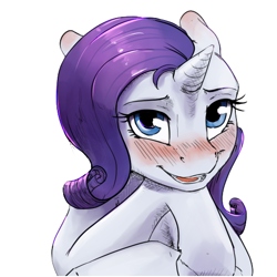 Size: 512x512 | Tagged: safe, artist:silfoe, rarity, pony, unicorn, blushing, female, looking at you, mare, royal sketchbook, simple background, solo, transparent background