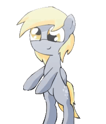 Size: 552x644 | Tagged: safe, artist:alfa995, derpy hooves, pony, :3, animated, anime style, bipedal, cute, daaaaaaaaaaaw, dancing, derpabetes, eyes closed, frame by frame, hnnng, loop, nyan, nyan nyan dance, open mouth, parody, ponies: the anthology 3, simple background, smiling, solo, transparent background, weapons-grade cute, youtube link