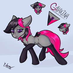 Size: 2100x2100 | Tagged: safe, artist:cinnamonnnnn, derpibooru import, oc, oc:galaxina, earth pony, pony, solo