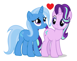 Size: 620x494 | Tagged: safe, derpibooru import, edit, starlight glimmer, trixie, pony, female, lesbian, shipping, startrix