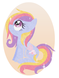 Size: 1651x2191 | Tagged: safe, artist:sugarstitch, oc, oc only, oc:glittering cloud, pegasus, pony, sitting, solo