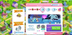 Size: 2220x1080 | Tagged: safe, edit, edited screencap, editor:leonidus, screencap, bon bon, limestone pie, lyra heartstrings, marble pie, maud pie, sweetie drops, pony, windigo, event, female, game, gameloft, heart, lesbian, now kiss, ponyville, reformed, reformed windigo, shipping, warmth