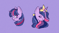 Size: 1800x1000 | Tagged: safe, artist:emiiambar, derpibooru import, twilight sparkle, alicorn, pony, unicorn, the last problem, spoiler:s09