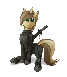 Size: 1483x1714 | Tagged: safe, artist:marsminer, oc, oc only, oc:coffee bean, armor, solo