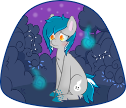 Size: 3042x2592 | Tagged: safe, artist:daydreamsyndrom, oc, oc only, oc:will o' wisp, earth pony, pony, female, mare, solo, will o' the wisp