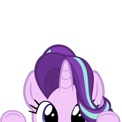 Size: 10000x10000 | Tagged: safe, artist:mrkat7214, part of a set, starlight glimmer, pony, unicorn, absurd resolution, cute, glimmerbetes, peekaboo, peeking, simple background, soon, transparent background, vector