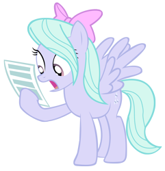 Size: 2500x2589 | Tagged: safe, artist:allthevectors, flitter, earth pony, pony, hurricane fluttershy, female, mare, reading, simple background, solo, transparent background, vector