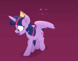 Size: 640x499 | Tagged: safe, derpibooru import, screencap, twilight sparkle, twilight sparkle (alicorn), alicorn, my little pony: the movie, adorable distress, animated, butt, cropped, cute, pacing, plot, solo, twilighting
