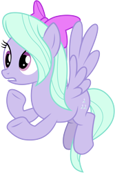 Size: 6000x9000 | Tagged: safe, artist:caliazian, flitter, it ain't easy being breezies, absurd resolution, background pony, bow, simple background, solo, transparent background, vector