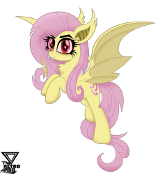 Size: 4021x4423 | Tagged: safe, alternate version, artist:theretroart88, derpibooru import, fluttershy, bat pony, pony, background removed, bat ponified, cutie mark, female, flutterbat, flying, high res, holiday, mare, movie accurate, race swap, smiling, solo, stars, vector