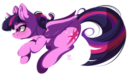 Size: 2183x1301 | Tagged: safe, artist:tohupo, derpibooru import, twilight sparkle, twilight sparkle (alicorn), alicorn, pony, female, mare, simple background, sneaking, solo, white background