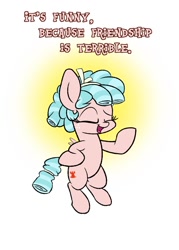 Size: 1000x1400 | Tagged: safe, artist:heir-of-rick, derpibooru import, part of a set, cozy glow, pegasus, pony, cozybetes, cute, gravity falls, meme, reference, solo