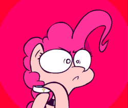 Size: 657x556 | Tagged: safe, artist:peanutbutter, pinkie pie, earth pony, pony, animated, bowl, christianity, collar, cross, holy water, pinkie pious, priest, solo, water