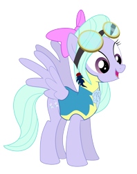 Size: 3800x4800 | Tagged: safe, artist:csillaghullo, flitter, simple background, solo, transparent background, vector, wonderbolt trainee uniform