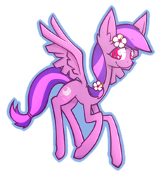 Size: 468x511 | Tagged: safe, artist:kathyatipton, oc, oc only, oc:moonlight blossom, solo