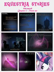 Size: 1800x2409 | Tagged: safe, artist:estories, twilight sparkle, twilight sparkle (alicorn), oc, oc:möbius, alicorn, pony, comic:find yourself, comic, female, mare