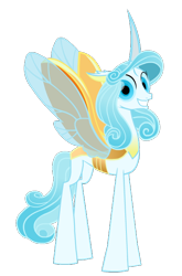 Size: 428x648 | Tagged: safe, artist:thunder-blur, queen chrysalis, changedling, changeling, changeling queen, a better ending for chrysalis, cute, cutealis, female, headcanon, purified chrysalis, solo