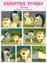 Size: 1800x2409 | Tagged: safe, artist:estories, discord, oc, oc:alice goldenfeather, comic:find yourself, comic, pony discord