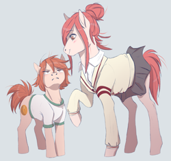 Size: 1677x1577 | Tagged: safe, artist:1an1, derpibooru import, pony, atsushi otani, lovely complex, ponified, risa koizumi