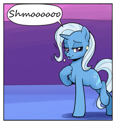 Size: 615x659 | Tagged: safe, artist:pencils, edit, editor:i-shooped-a-pwny, trixie, pony, unicorn, comic:marble mare manquee, bad lip reading, dialogue, exploitable meme, female, mare, meme, open mouth, shitposting, speech bubble