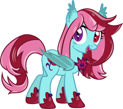 Size: 4678x4163 | Tagged: dead source, safe, artist:tsabak, oc, oc only, oc:starlight blossom (tsabak), bat pony, pony, absurd resolution, heterochromia, solo