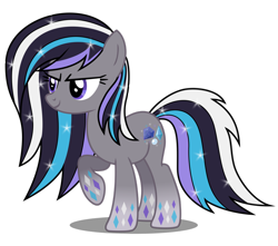 Size: 1024x906 | Tagged: safe, artist:thunderhawk03, oc, oc only, oc:lene nezumi, rainbow power, rainbow power-ified, simple background, solo, transparent background