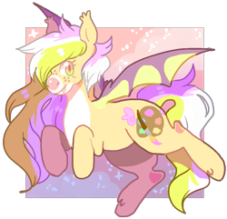 Size: 985x949 | Tagged: safe, artist:fursalot, oc, oc only, bat pony, pony, solo