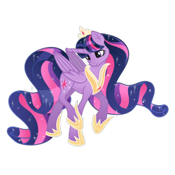 Size: 900x900 | Tagged: safe, artist:santamouse23, derpibooru import, princess twilight 2.0, twilight sparkle, twilight sparkle (alicorn), alicorn, pony, the last problem, big crown thingy 2.0, female, jewelry, mare, older, older twilight, regalia, simple background, solo, transparent background