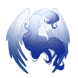 Size: 1920x1920 | Tagged: safe, artist:angelea-phoenix, derpibooru import, oc, oc:soul whisper, pegasus, pony, bust, female, mare, portrait, simple background, solo, transparent background