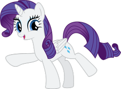 Size: 1600x1178 | Tagged: dead source, safe, artist:overdriv3n, rarity, alicorn, pony, pinkie pride, animation error, race swap, raricorn, simple background, solo, transparent background, vector