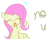 Size: 494x385 | Tagged: safe, artist:albinofluttershy, artist:askumfluttershy, edit, fluttershy, pegasus, pony, no u, solo