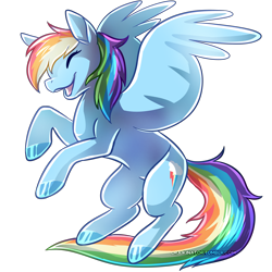 Size: 3600x3600 | Tagged: safe, artist:draikinator, derpibooru import, rainbow dash, pegasus, pony, colored hooves, cute, dashabetes, eyes closed, female, high res, mare, open mouth, simple background, solo, transparent background