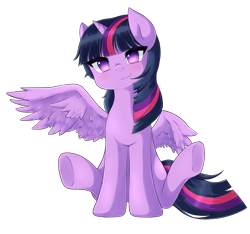 Size: 3200x3000 | Tagged: safe, artist:nekowyn, derpibooru import, twilight sparkle, twilight sparkle (alicorn), alicorn, pony, colored pupils, cute, female, high res, looking at you, mare, simple background, sitting, solo, transparent background, twiabetes, weapons-grade cute