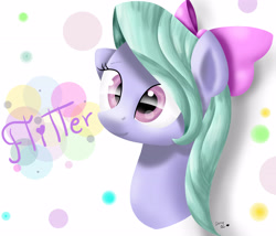 Size: 3500x3000 | Tagged: safe, artist:raquelyl, flitter, pegasus, pony, female, hair bow, mare, smiling, solo, wings