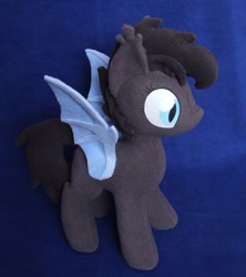 Size: 842x949 | Tagged: safe, artist:adamar44, oc, oc only, oc:seachell, bat pony, pony, blank flank, irl, photo, plushie, solo