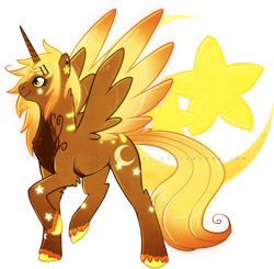 Size: 745x731 | Tagged: safe, artist:kingneroche, oc, oc only, oc:firefly, alicorn, pony, alicorn oc, solo