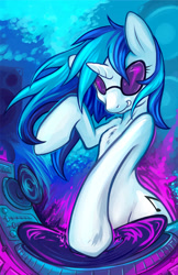 Size: 792x1224 | Tagged: safe, artist:hobbes-maxwell, dj pon-3, vinyl scratch, pony, unicorn, female, horn, mare, solo