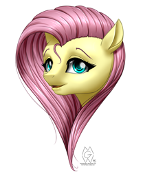 Size: 2500x3000 | Tagged: safe, artist:mykegreywolf, fluttershy, pegasus, pony, female, mare, portrait, solo