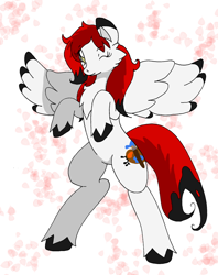 Size: 1024x1295 | Tagged: safe, artist:yanie-twirl, oc, oc only, oc:artsy song, pegasus, pony, solo