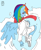 Size: 500x614 | Tagged: safe, artist:efd, derpibooru import, rainbow dash, anthro, human facial structure