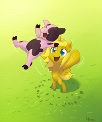 Size: 749x900 | Tagged: safe, artist:alasou, derpibooru import, oc, oc only, oc:ticket, alicorn, pig, pony, alicorn oc