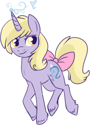 Size: 286x394 | Tagged: safe, artist:lulubell, derpibooru import, dinky hooves, older, simple background, transparent background, unshorn fetlocks