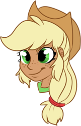 Size: 237x367 | Tagged: safe, artist:lulubell, derpibooru import, applejack, humanized, simple background, transparent background