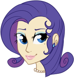 Size: 246x259 | Tagged: safe, artist:lulubell, derpibooru import, rarity, humanized, simple background, transparent background