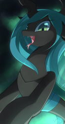 Size: 733x1403 | Tagged: safe, artist:zymonasyh, queen chrysalis, changeling, changeling queen, female, pixiv, solo