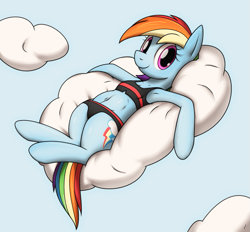 Size: 787x730 | Tagged: safe, artist:tg-0, derpibooru import, rainbow dash, anthro, armpits, belly button, solo