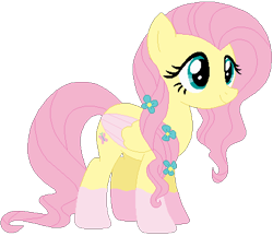 Size: 425x368 | Tagged: safe, artist:selenaede, artist:twistednights, fluttershy, pegasus, pony, clothes, socks, solo